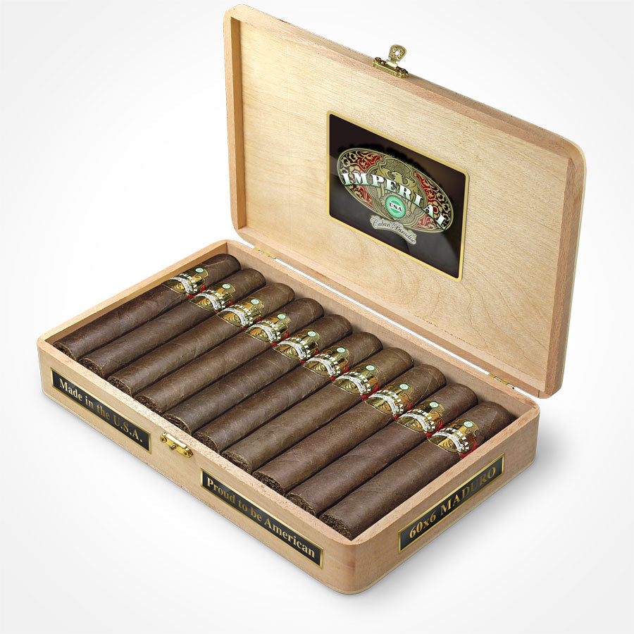 IMPERIAL USA MADURO 60x6 - WOODEN BOX x20